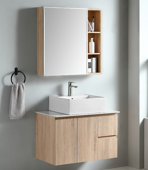 80CM-發泡浴櫃/不含龍頭示意圖