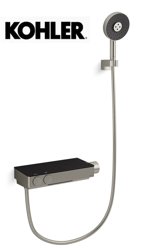 KOHLER × ANTHEM 恆溫浴缸淋浴龍頭(羅曼銀)示意圖
