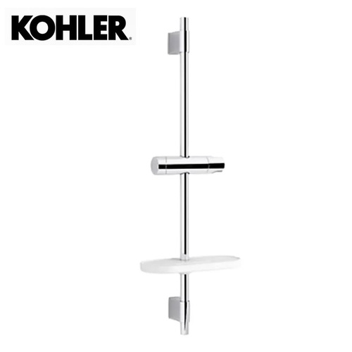 KOHLER-ACCLIV淋浴升降桿 60cm (含置物架)示意圖