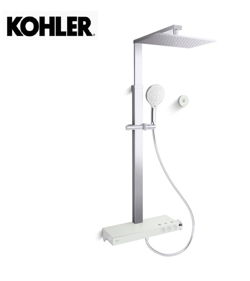 KOHLER-Urbanity+雙花灑恆溫淋浴柱示意圖