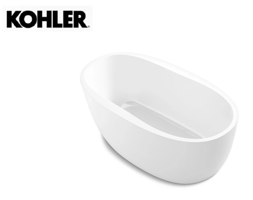 KOHLER-Sunstruck 1.5M 蛋形壓克力獨立浴缸示意圖