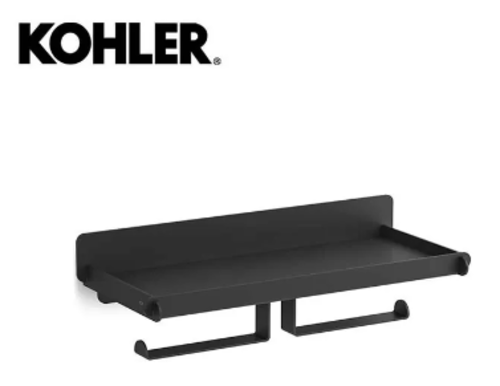 KOHLER × Spacity雙廁紙架置物架示意圖