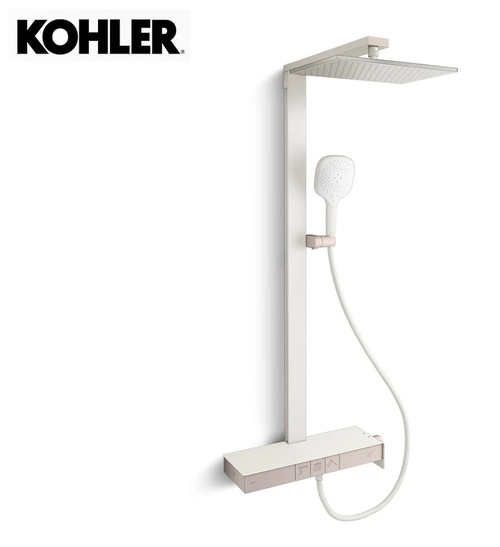 KOHLER-Parallel三出水恆溫淋浴柱示意圖