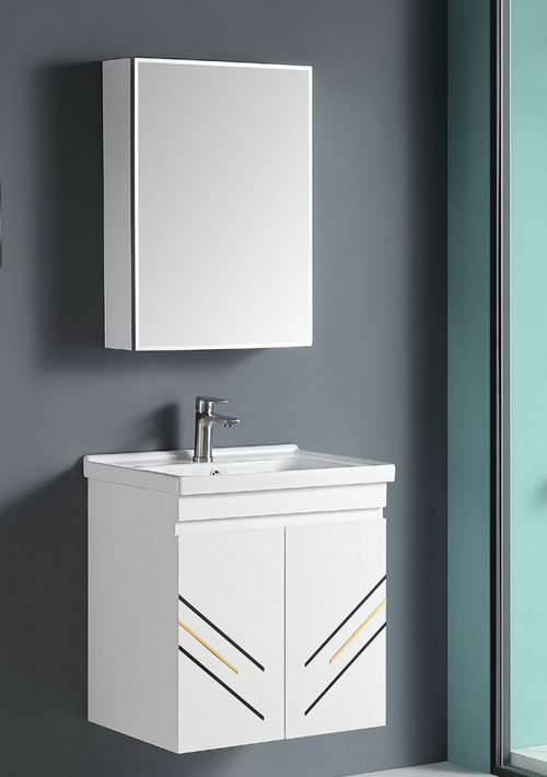 60CM-發泡浴櫃/不含龍頭示意圖