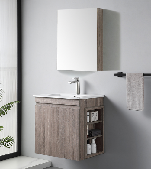 60CM-發泡浴櫃/不含龍頭示意圖