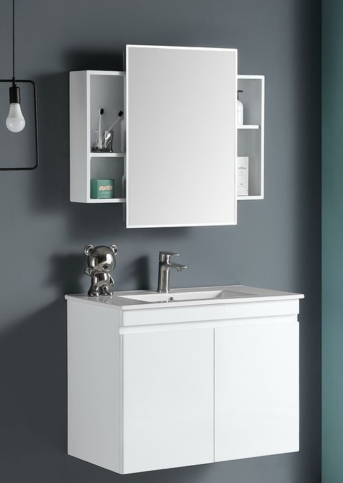 80CM-發泡浴櫃/不含龍頭示意圖