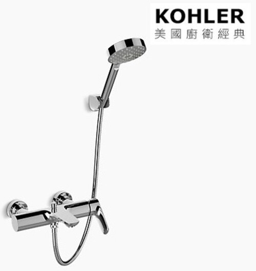 KOHLER-ALEO浴缸淋浴龍頭(鉻色)示意圖