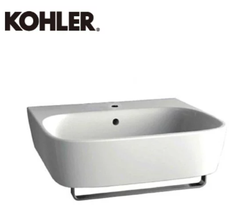 KOHLER-MODERNLIFE壁掛式面盆(毛巾桿需另購)示意圖