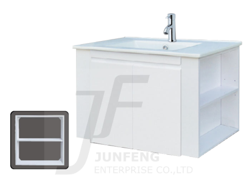 (80cm)發泡板浴櫃+側櫃示意圖