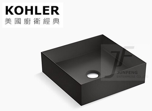 KOHLER-Mica獨立盆(方/黑)示意圖