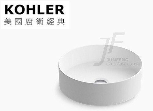 KOHLER-Mica圓形獨立盆(圓/白)示意圖