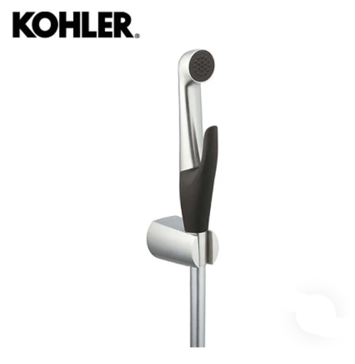 KOHLER-LUXE沖洗器 (含軟管，含掛座)-羅曼銀示意圖