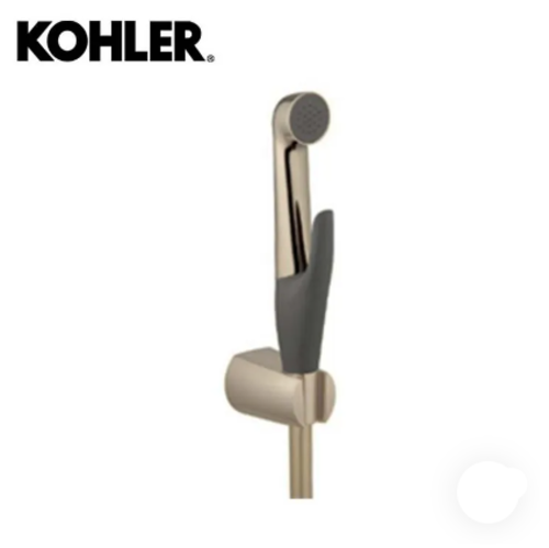 KOHLER-LUXE沖洗器 (含軟管，含掛座)-絲光鍍銅示意圖