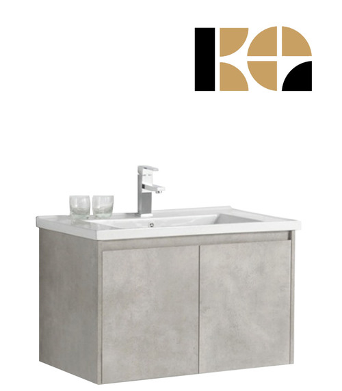 KQ(80cm)環保板浴櫃示意圖