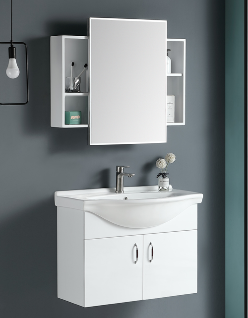 80CM-發泡浴櫃/不含龍頭示意圖