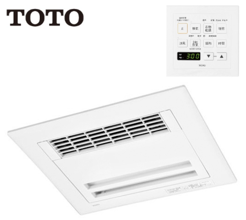 TOTO浴室換氣暖房乾燥機示意圖