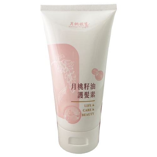 月桃籽油護髮素180ml。免沖洗式護髮，乾溼皆可用。植物性護髮，讓髮絲更柔順。清爽定型，造型自然不僵硬。示意圖