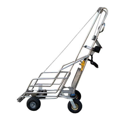 不鏽鋼充電式拉棄豬車示意圖