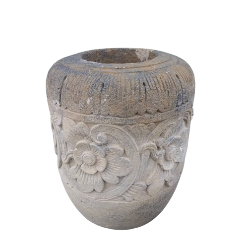 36B-215 灰黑雕花中立缸示意圖