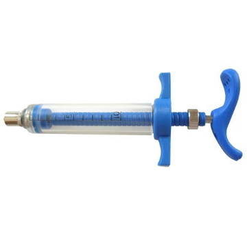 藍色可調塑鋼注射器 10ML示意圖