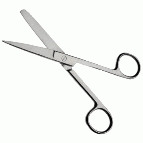 不鏽鋼圓尖剪刀Straight Scissor S/B示意圖