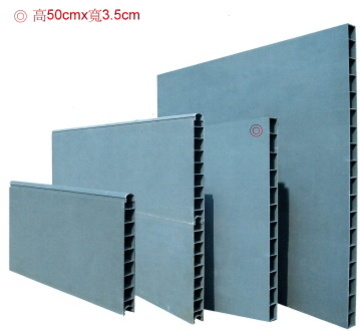 PVC隔板(每米售價) - PVC Panel示意圖