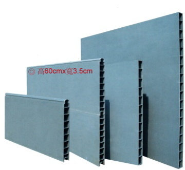 PVC隔板(每米售價) - PVC Panel示意圖