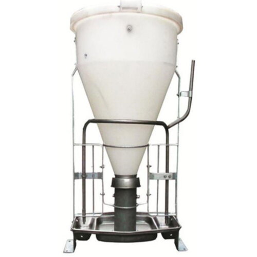 熱浸鍍鋅乾溼飼料桶(100kg) - Galvanization Iron Wet-Dry Feeder示意圖