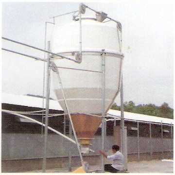 玻璃缸飼料塔DUC-8.5噸示意圖