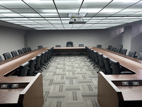 北棟1021會議室（無投影設備）示意圖