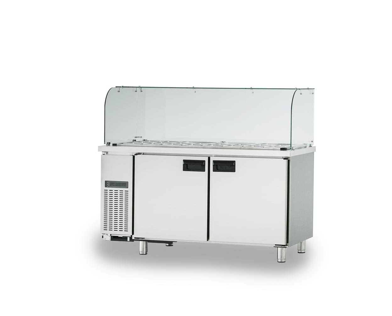 Desktop Refrigerator With Glass Protective Cover-2
