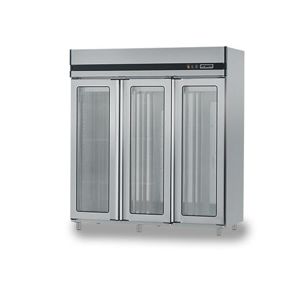 Upright Refrigerator-Reach in with tray