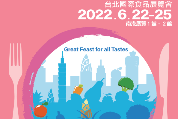 2022台北國際食品展 6/22(三)~6/25(六)