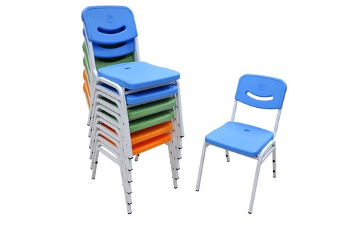 10-12 可疊式塑鋼椅示意圖