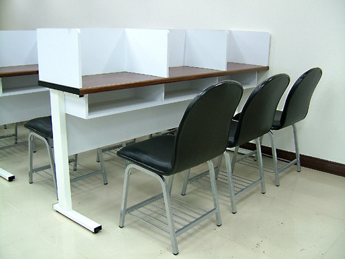 10-24 自習/英聽桌示意圖