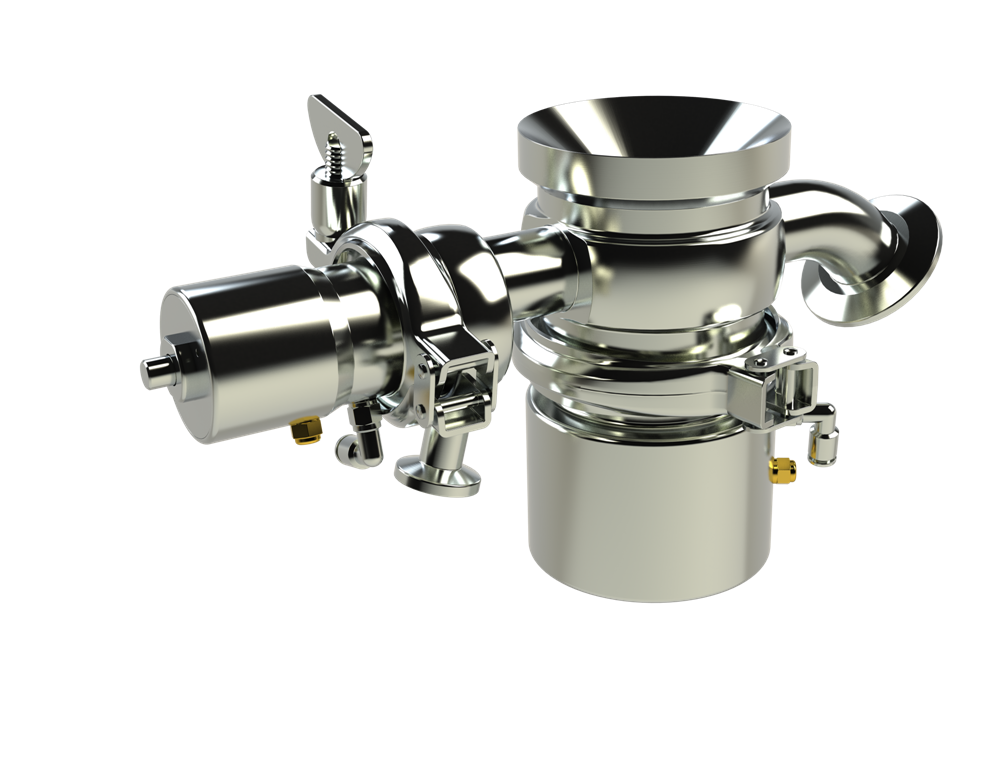 Bottom outlet valve (BOV) Tank outlet valve