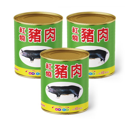 紅燒豬肉（大）3罐x800公克/罐示意圖