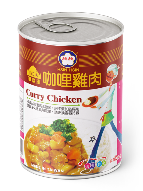 咖哩雞肉 250g/罐示意圖