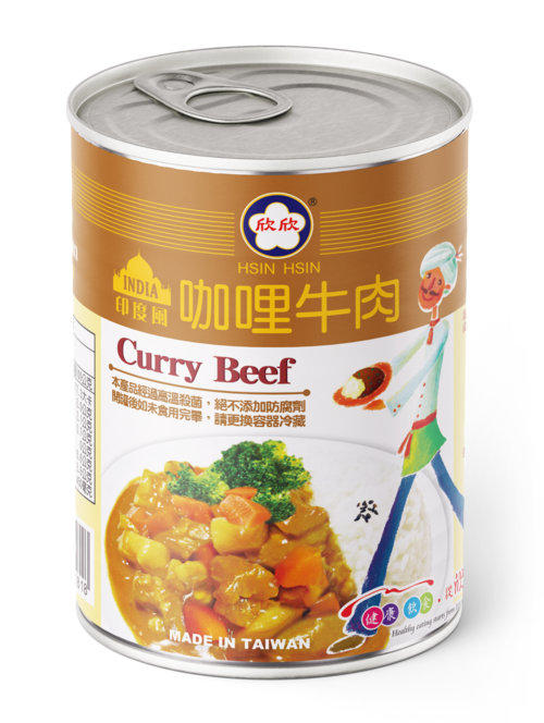 咖哩牛肉 250g/罐示意圖