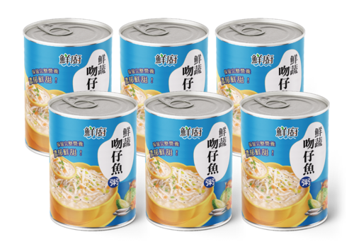 鮮蔬吻仔魚粥 6罐x250公克/罐示意圖