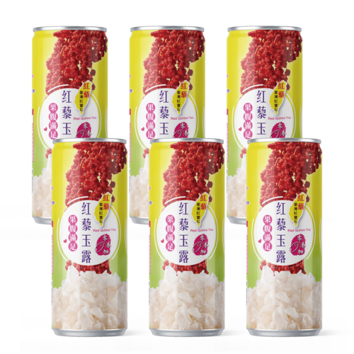 【免運】紅藜玉露禮盒組 6罐x250g/罐示意圖