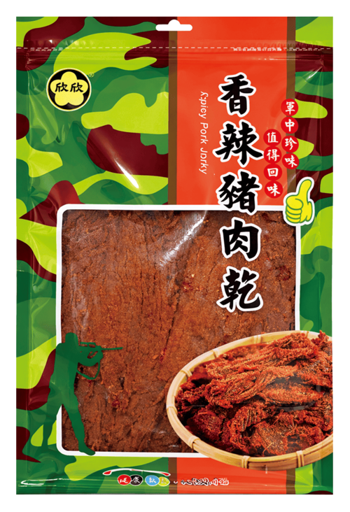 香辣豬肉乾 200公克/包示意圖