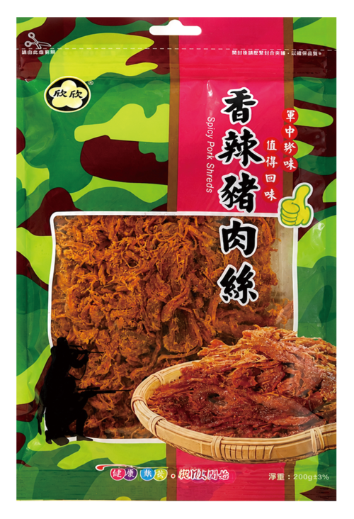 香辣豬肉絲 200公克/包示意圖