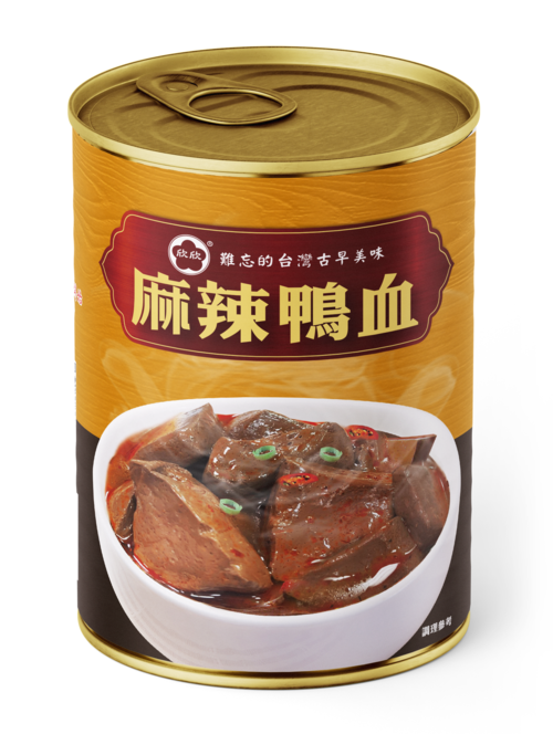 麻辣鴨血 1000g/罐示意圖