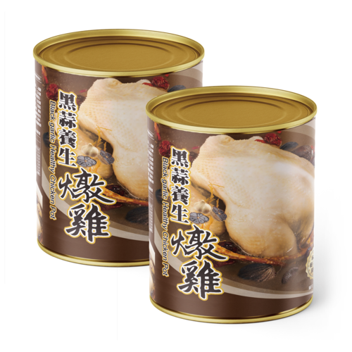 黑蒜養生燉雞 2罐x2600g/罐示意圖