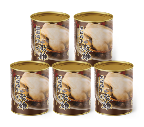 【免運】黑蒜養生燉雞 5罐x2600g/罐示意圖