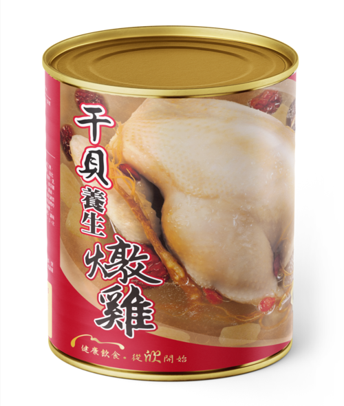 【免運】干貝養生燉雞 2600g/罐示意圖