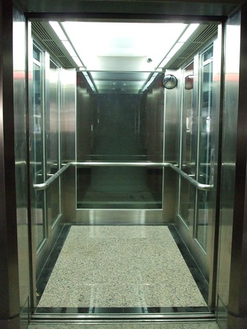 展望型電梯示意圖