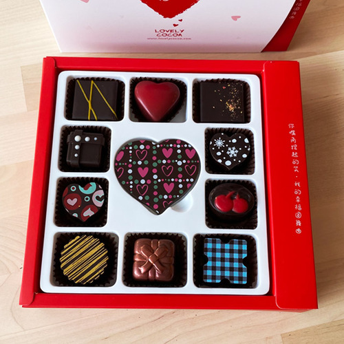 10+1幸福情人巧克力禮盒示意圖
