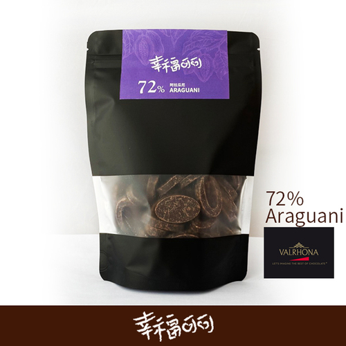 72% 阿拉瓜尼 ARAGUANI黑巧克力示意圖
